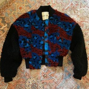 H&M x Kenzo cropped bomber jacket